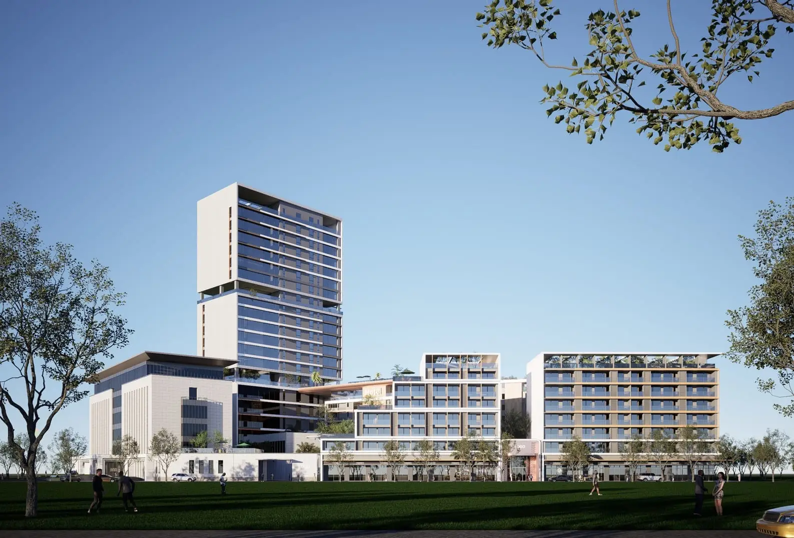 ZAFARA PLAZZA, vue d’ensemble du complexe